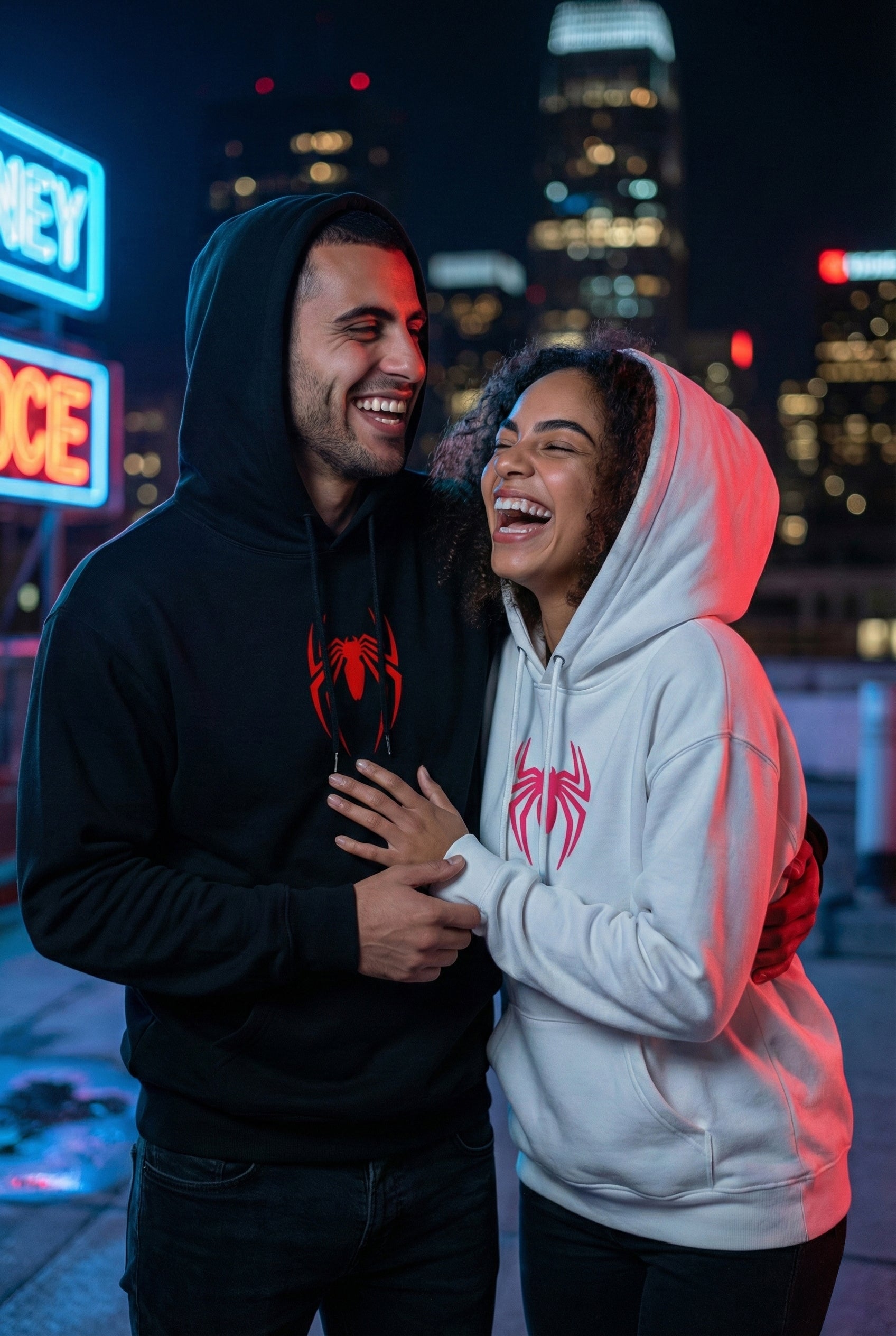 Couple Spider Hoodie – Matching His & Her