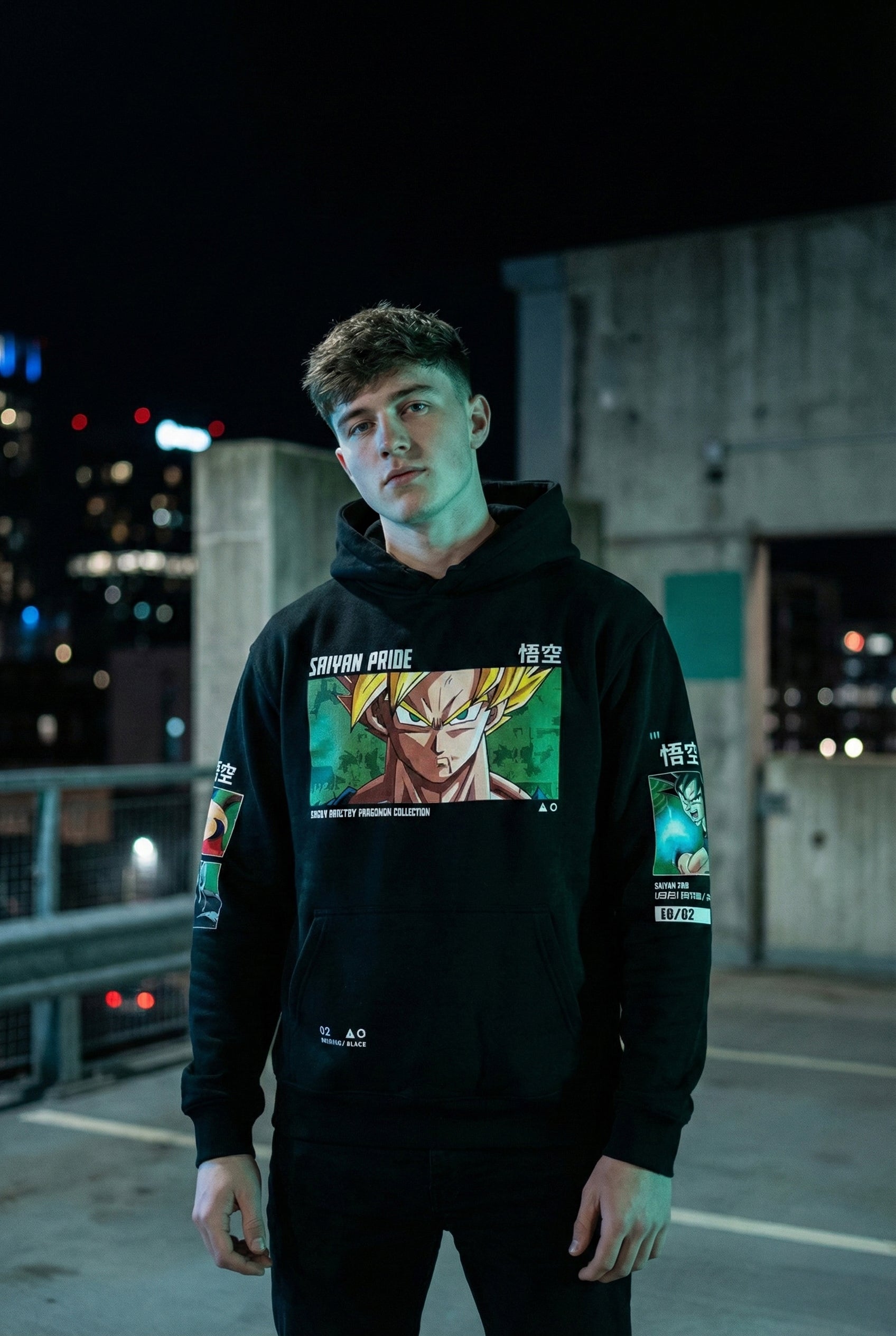 Anime Warrior Eyes Hoodie | Oversized Streetwear for Men & Women | Japanese Graphic Winter Fleece Sweatshirt
